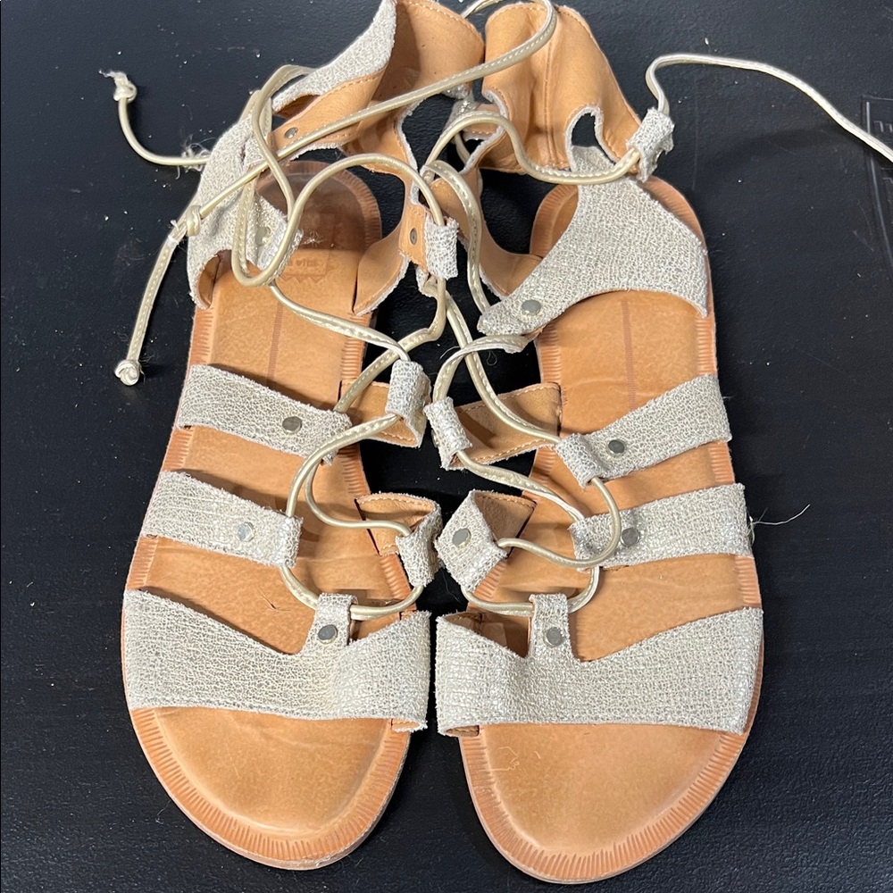 Dolce Vita Tan Gladiator Sandals